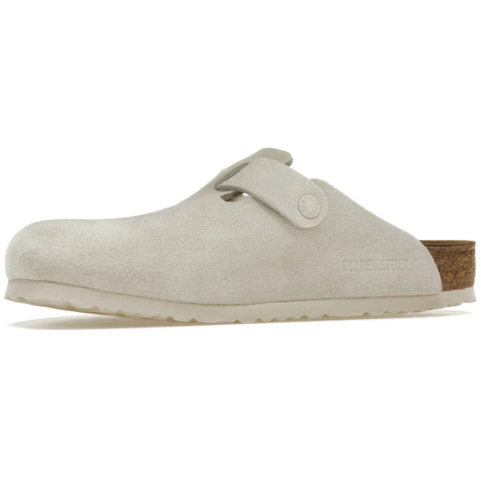 Birkenstock Boston White Antique