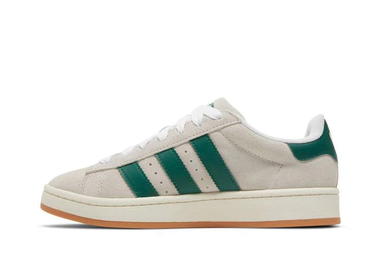 Adidas Campus 00s Crystal White Dark Green