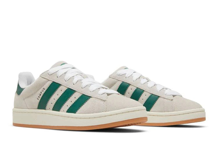 Adidas Campus 00s Crystal White Dark Green