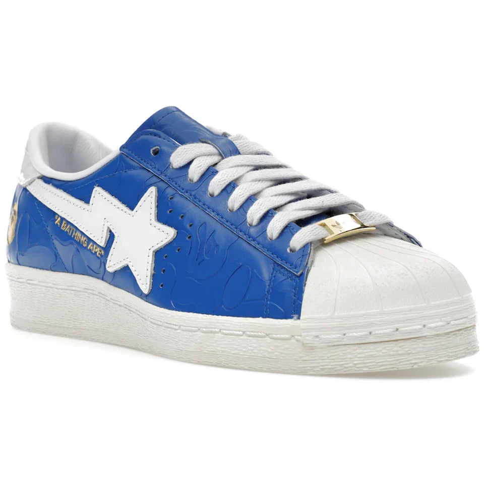 Adidas Superstar Vintage Bape Blue White